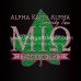 Alpha Kappa Sorority inc. Established Rhinestone Hotfix Motifs